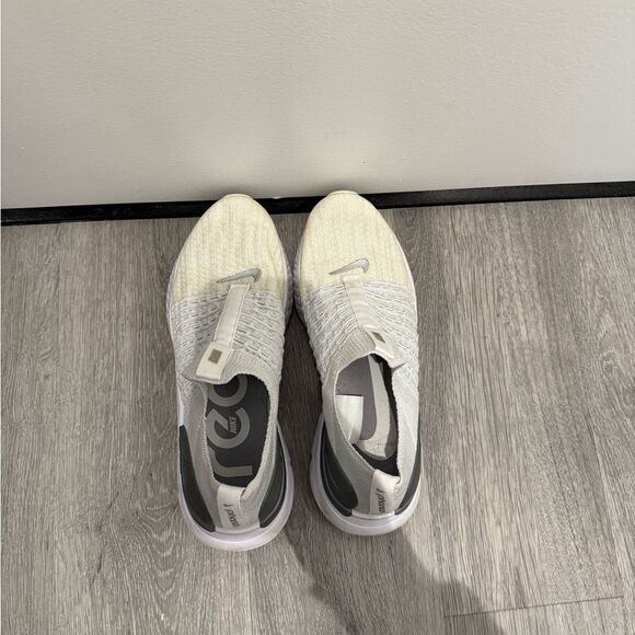 Nike White and Gray Flyknit Sneakers - Picture 4 of 7